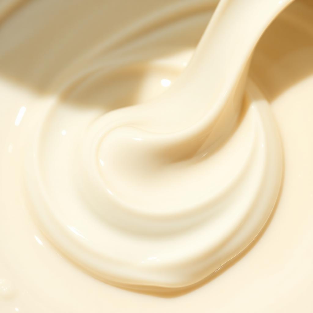 Cream texture swirl
